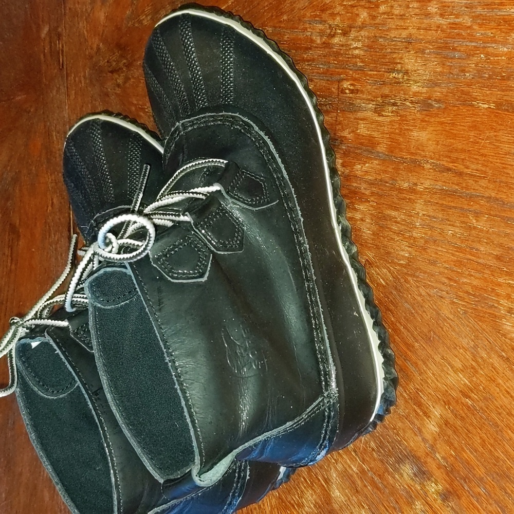 Sorel Rubber and Leather Rain Boots, Women's, Size 9, Like New, Pet Smoke Free